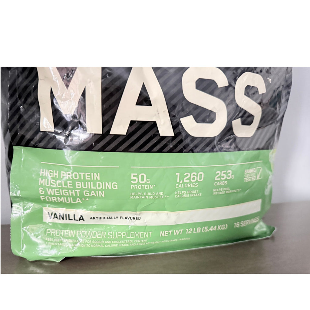 Optimum Nutrition Serious Mass Weight Gainer Protein Carb Powder Drink Vanilla