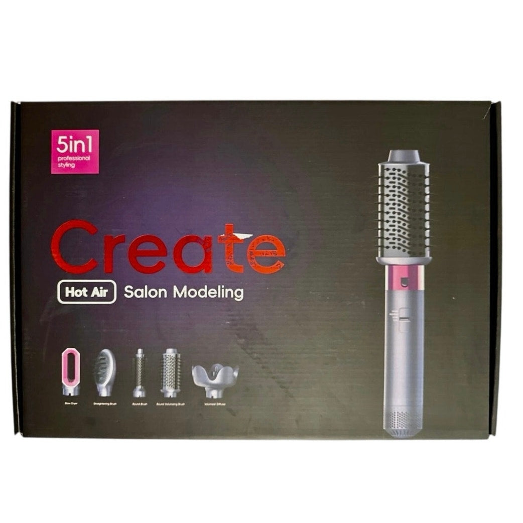 Create Hot Air Salon Modeling 5 Tools in 1 - Professional Styling Set NIB