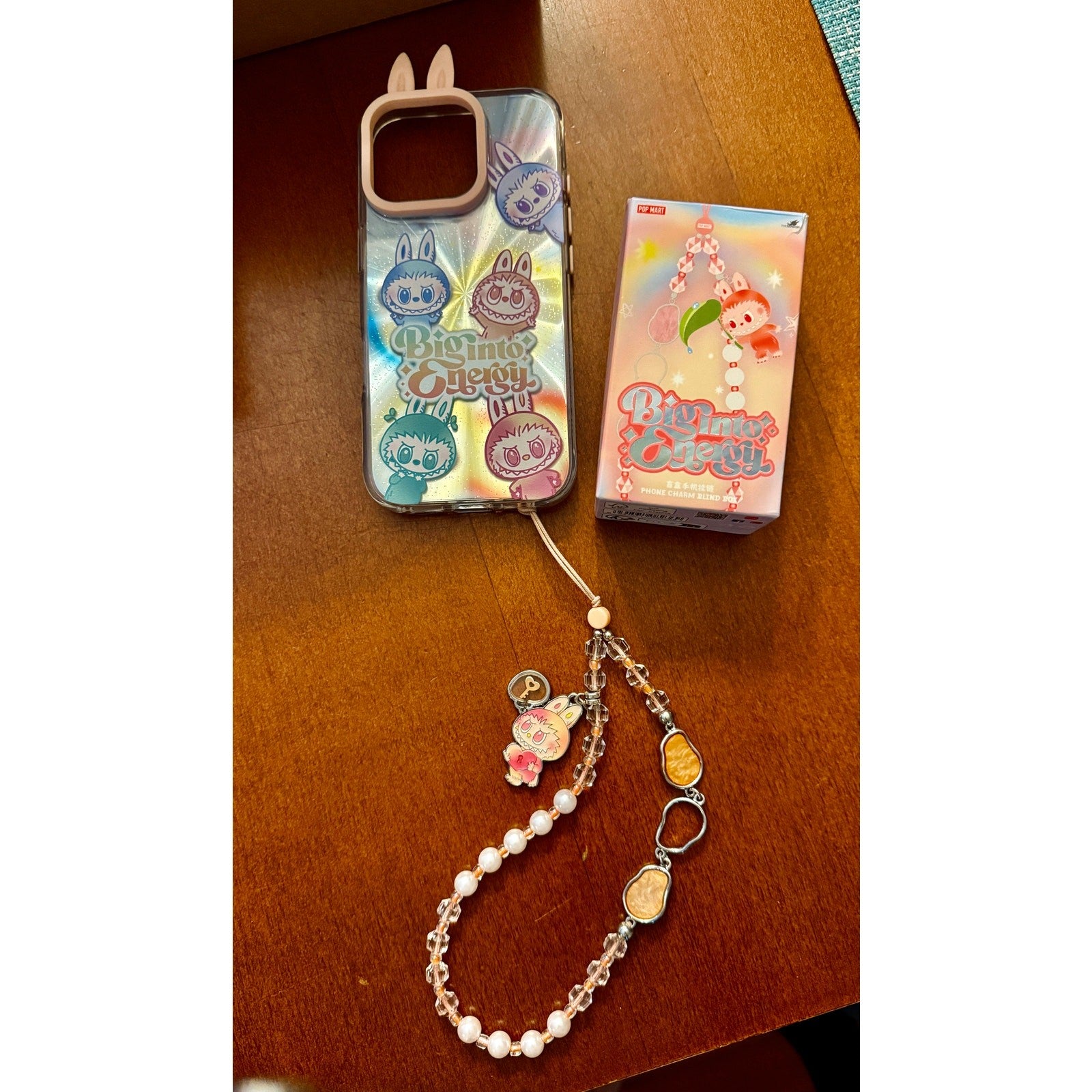 Pop Mart Labubu The Monsters Big into Energy Series Phone Charm Single Blind Box