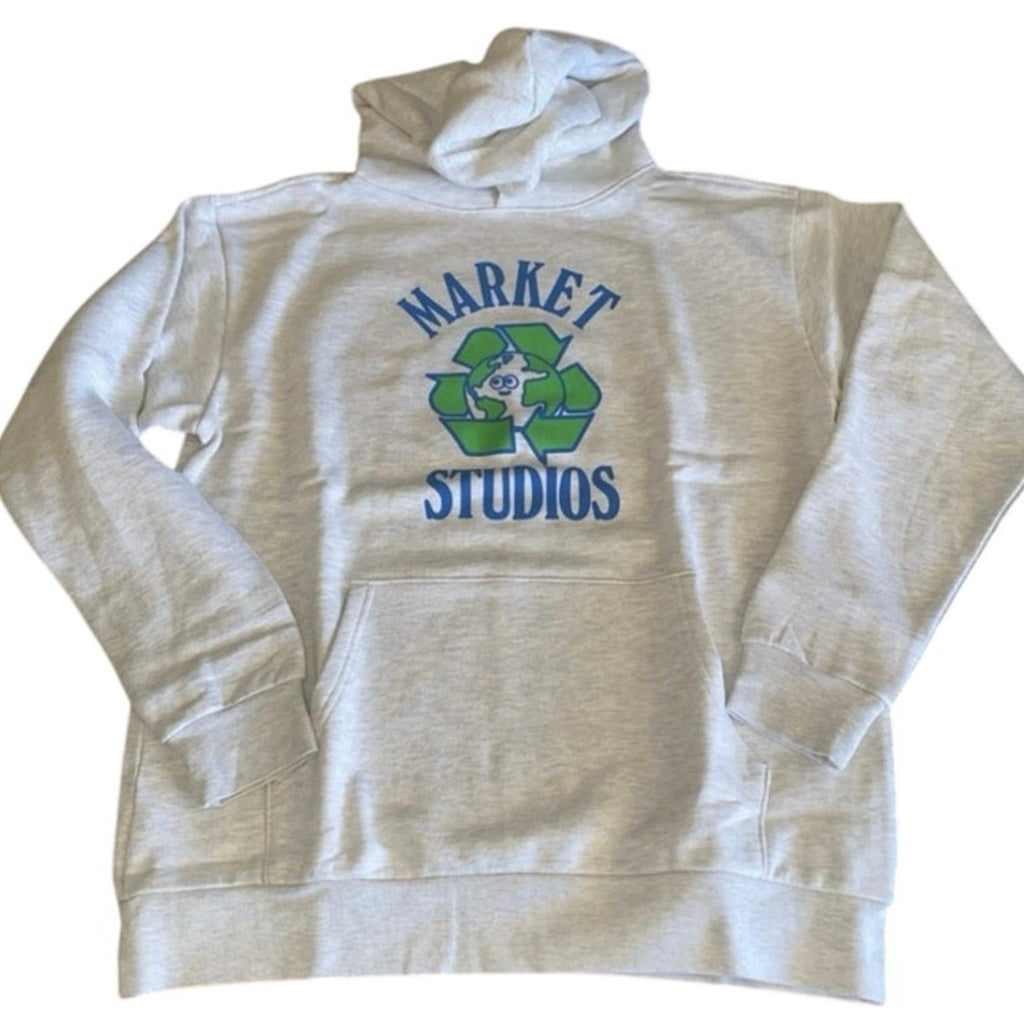 RARE Market Studios Tree Hugger Hoodie GreySize XS NWOT Chinatown Market 