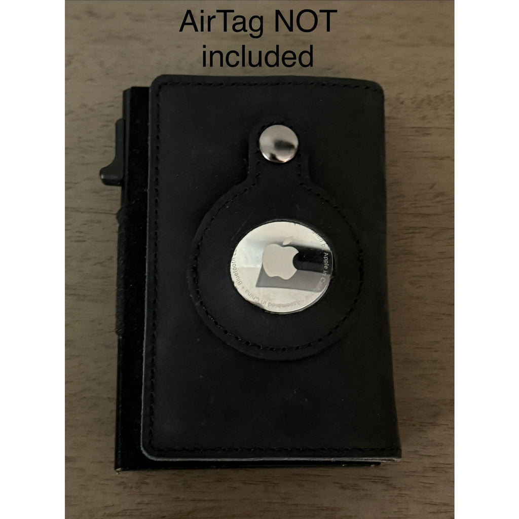 Minimalist Smart Wallet Apple AirTag Uses Find My, 12 Card Holder, RFID Blocking