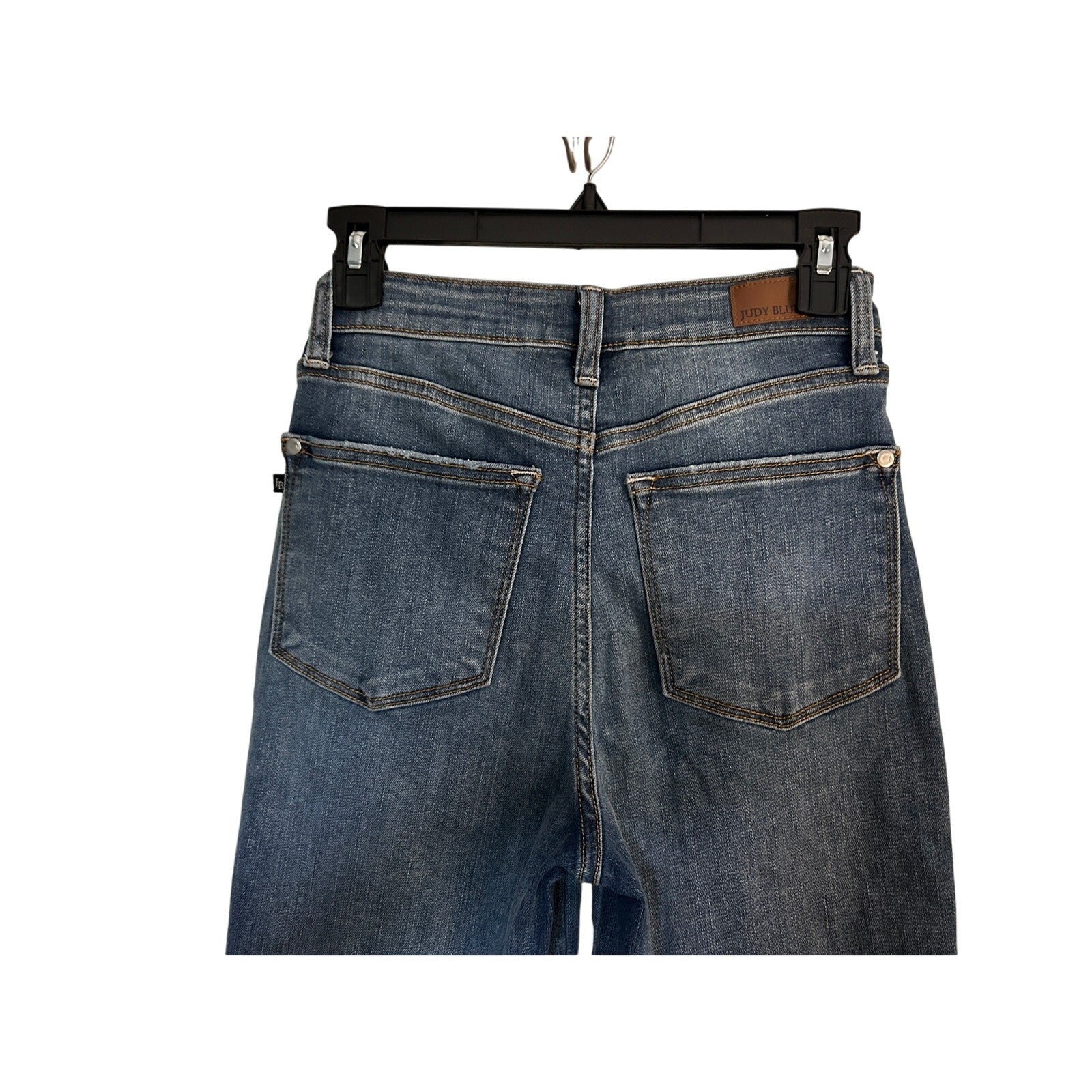 Judy Blue Dad Jeans Size 0/24 – High Rise, Relaxed Fit, Frayed Hem Denim