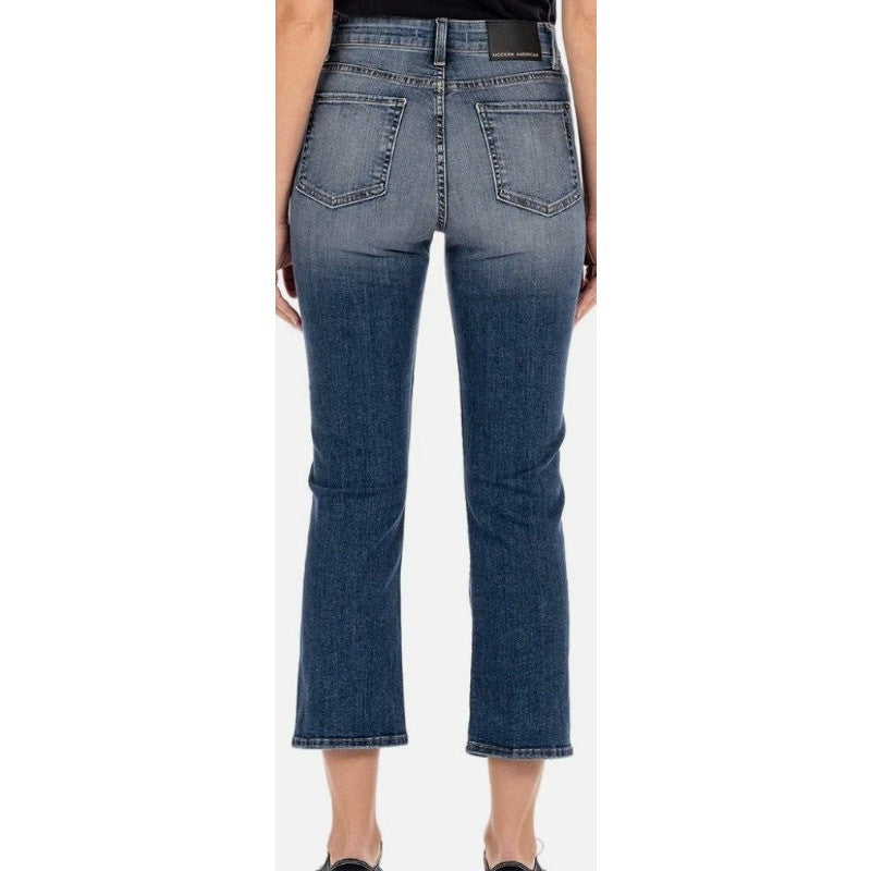 Modern American La Brea New Haven Boot Crop Denim Jeans Women's Size 26" NWT