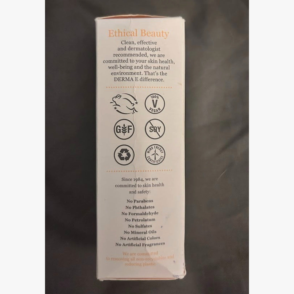 DERMA E Vitamin C 10% Multi‑Acid Liquid Peel 1oz | Exfoliating Brightening 6/26