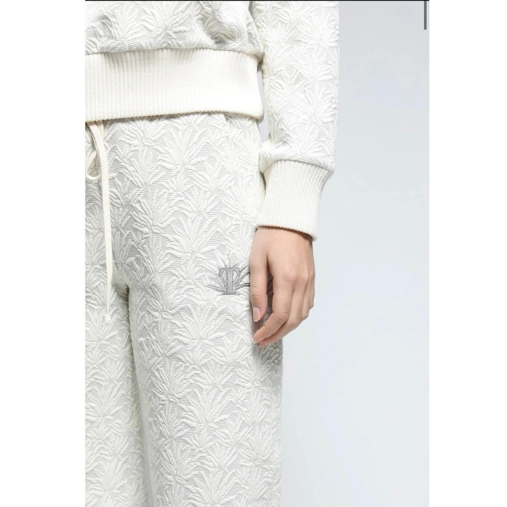 Twenty Montreal Agave Print 3D Blister Knit Pants Cream XS Women’s Designer