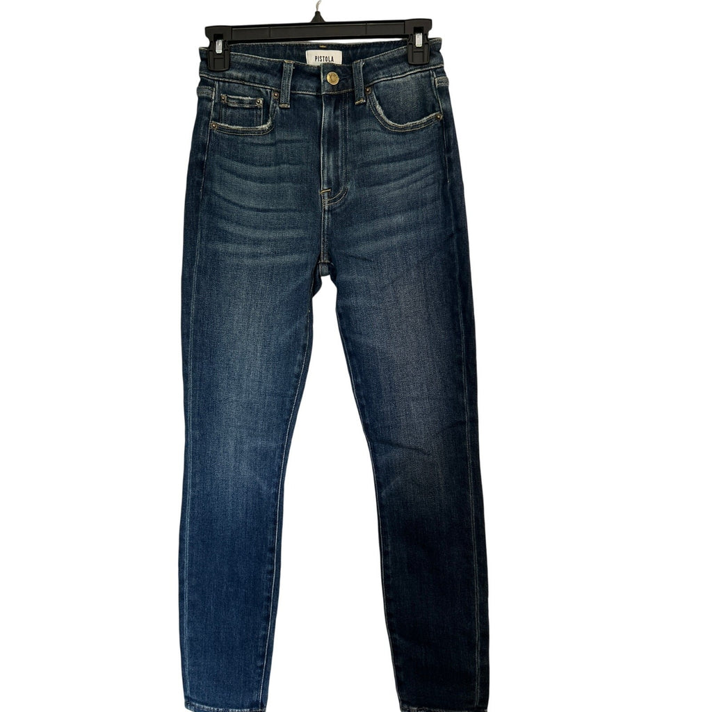 Revolve Pistola Aline Forever Jeans, High Rise, Skinny Stretch, Dark Sz 26 NWT