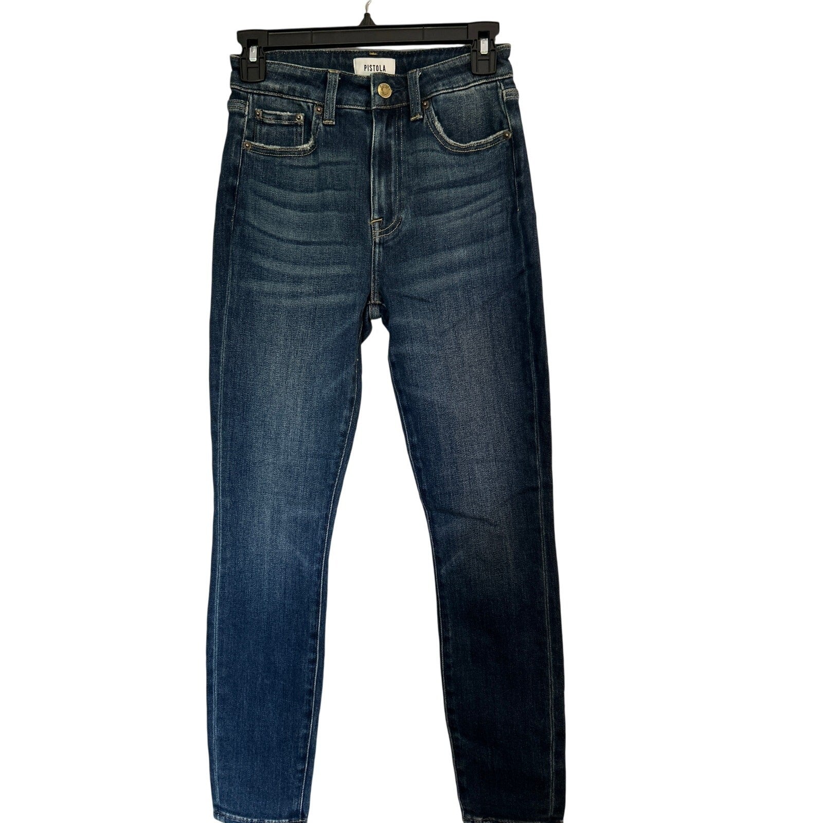 Revolve Pistola Aline Forever Jeans, High Rise, Skinny Stretch, Dark Sz 26 NWT