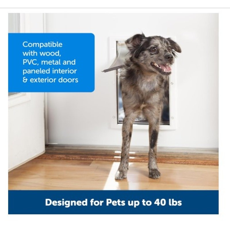 PetSafe Plastic Pet Door Easy Install Up to 15 lb Size Small for Dog or Cat NEW 
