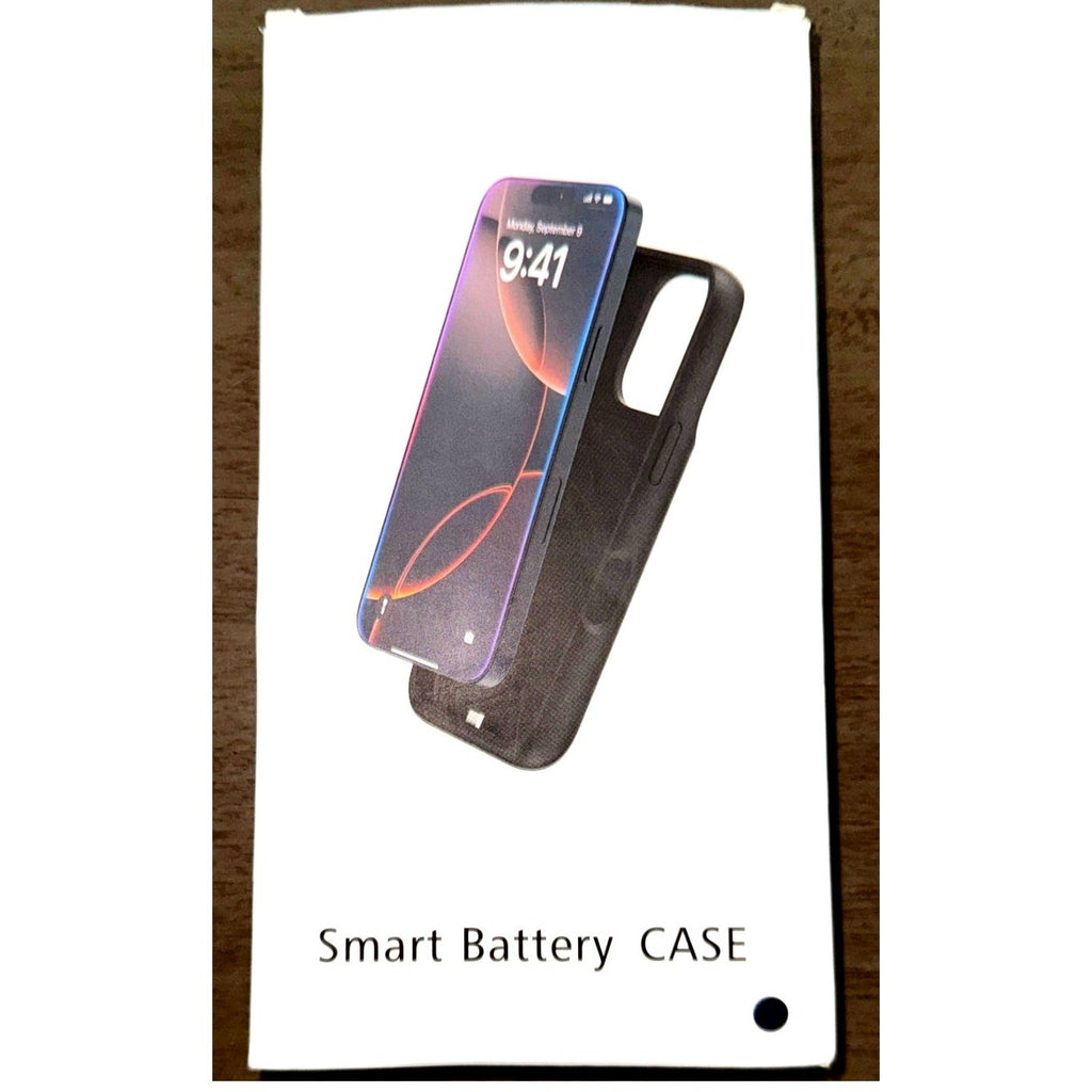 Slim Smart Battery Case Protective Charging Case iPhone 16 Pro Max Navy Blue 