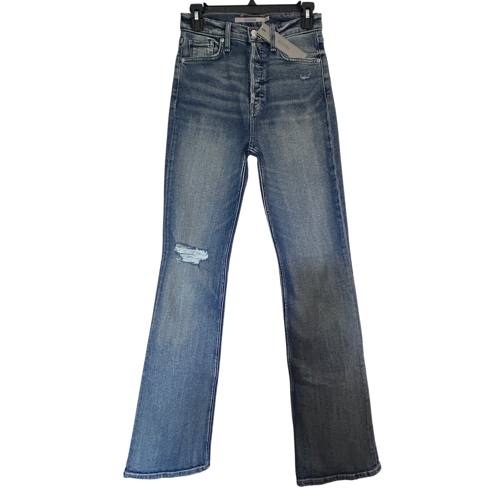 Hudson Faye Ultra High Rise Flare Jeans – Magical Wash, Size 26