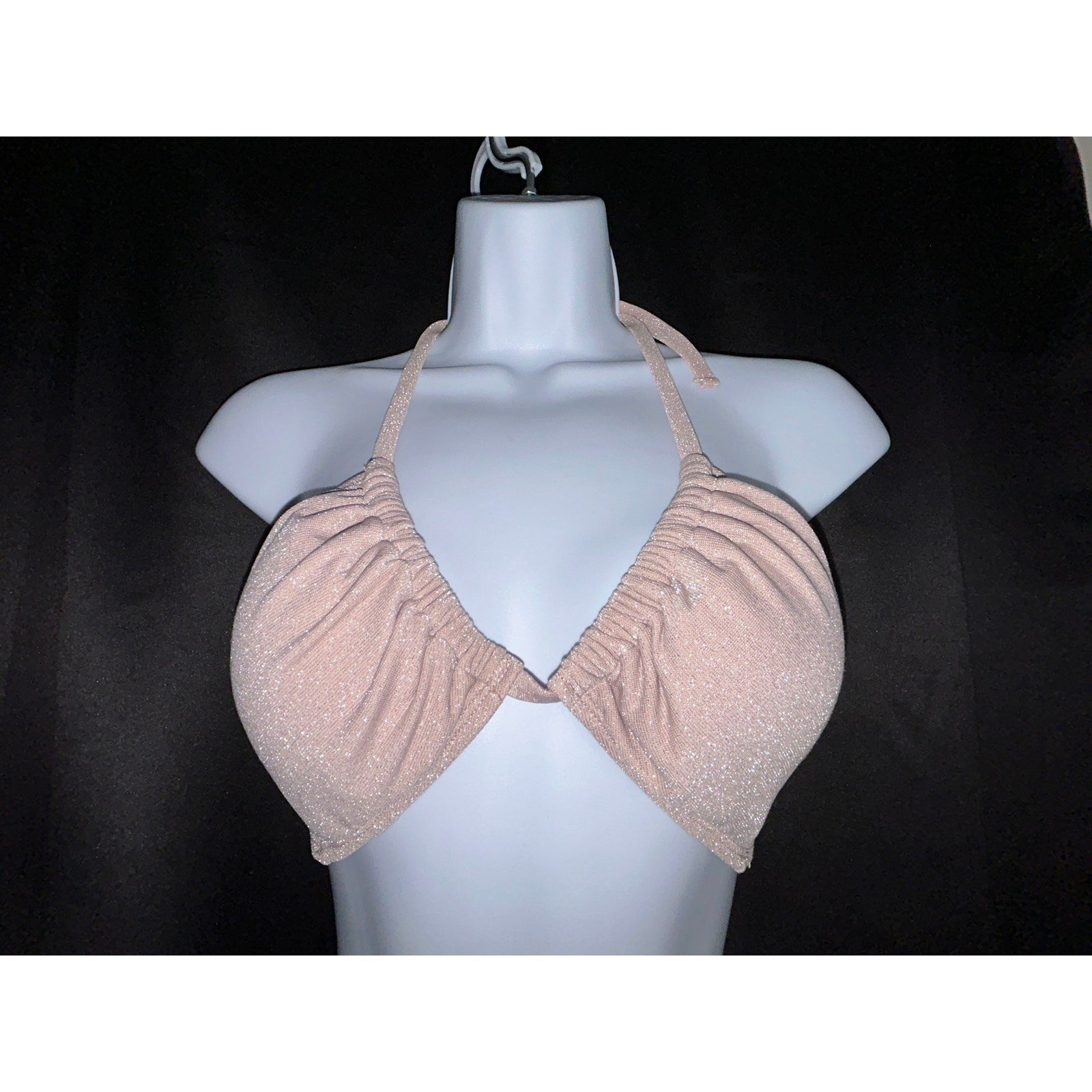  Shade N Shore Sexy Glittery Pink Unique Bikini Set – Medium Top, Large Bottom