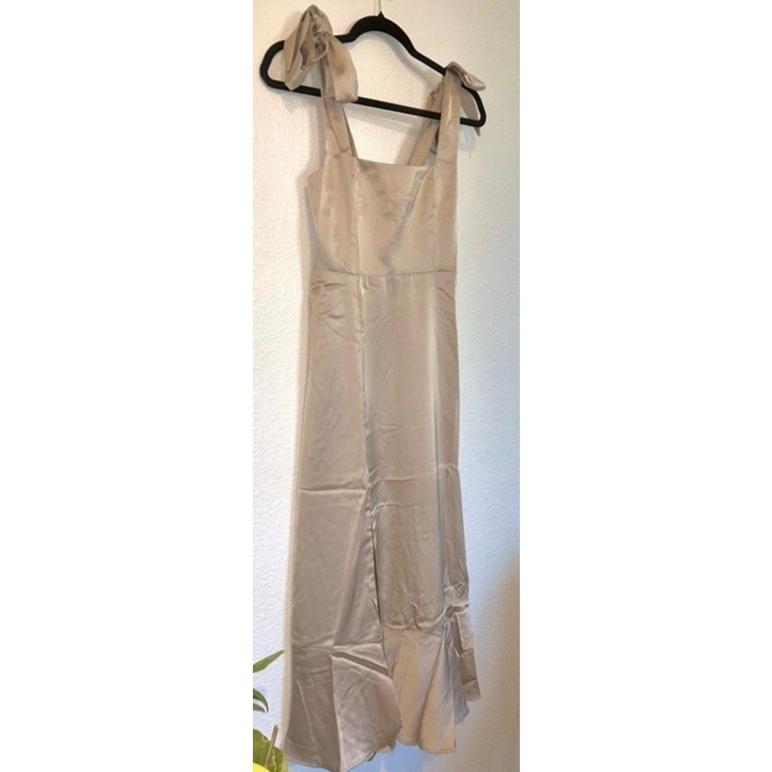 Show Me Your MuMu Claire Midi Dress Luxe Satin | Show Me The Ring Sz XS 
