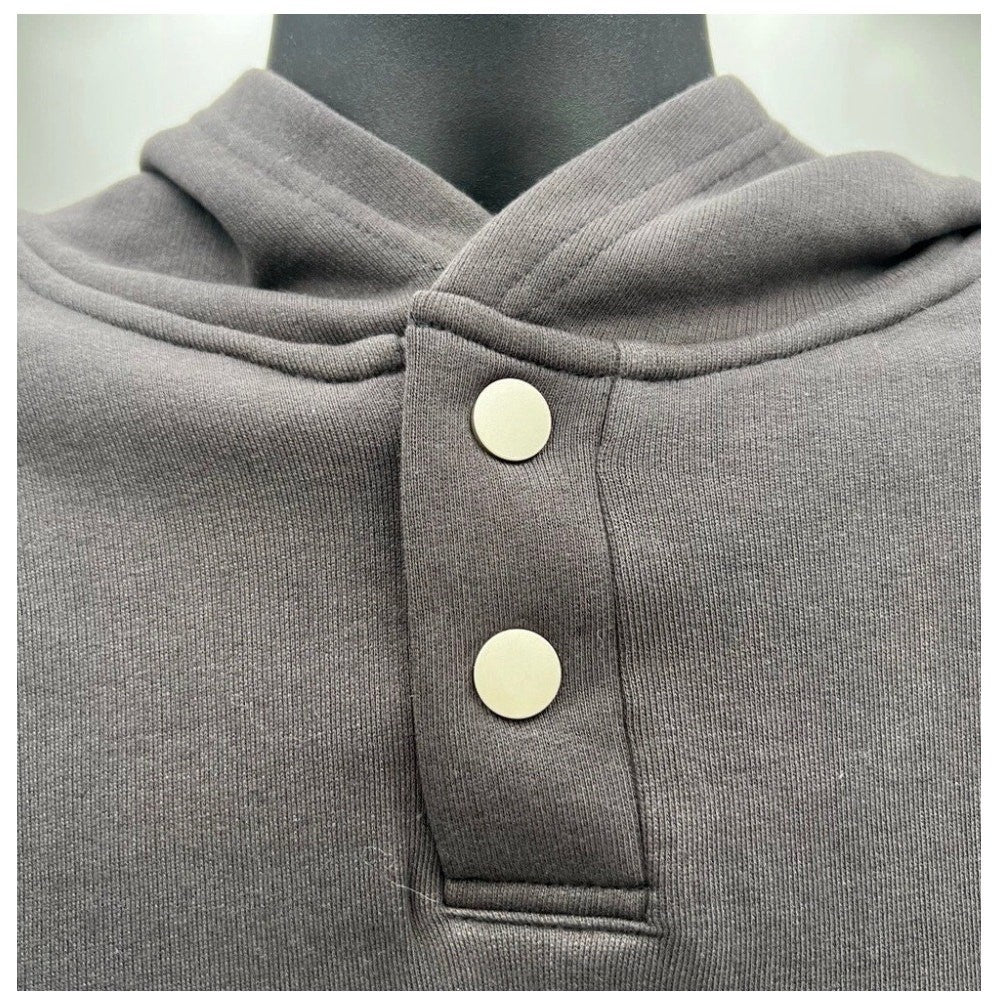 GODI Hoodie Sz M, Vintage Black, Unisex, Asymmetrical, Detroit Streetwear Unique