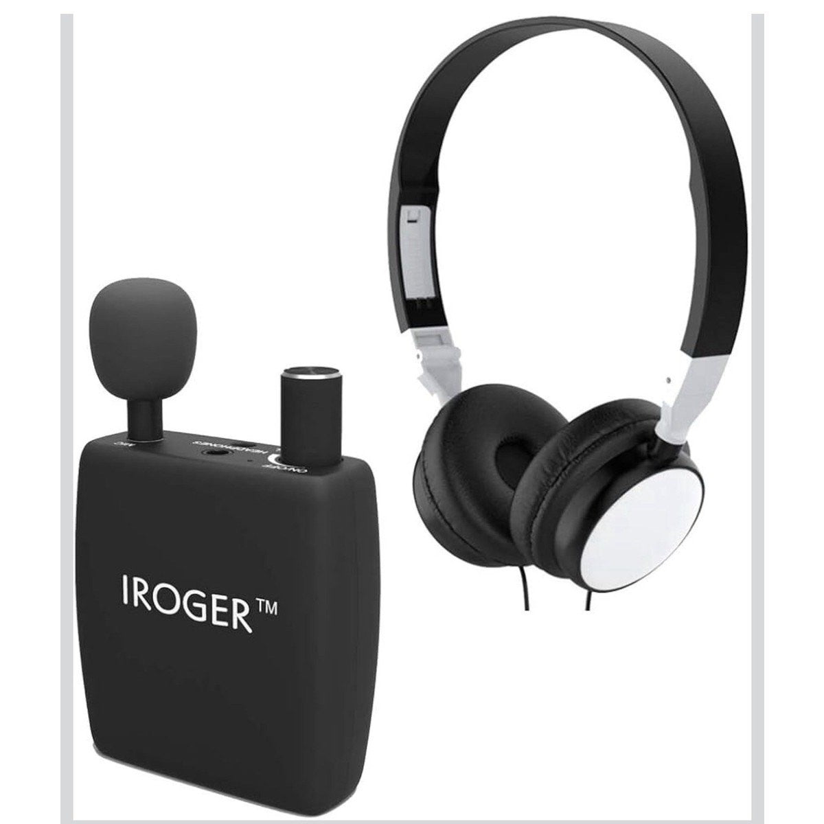 Iroger Hearing Sound Amplifier Rechargeable Hearing Aid Devic-Standard Headphone