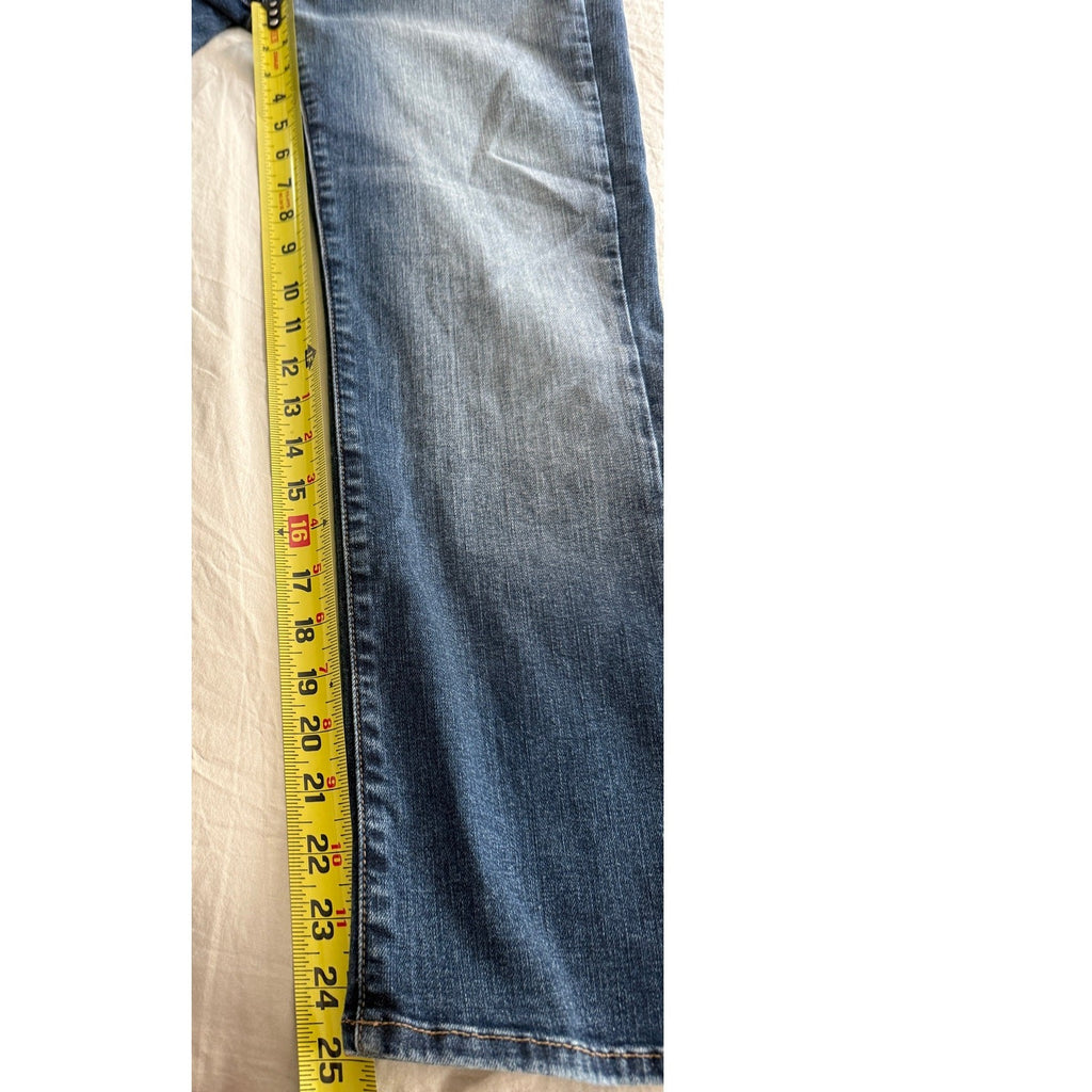 Modern American La Brea New Haven Boot Crop Denim Jeans Women's Size 26" NWT