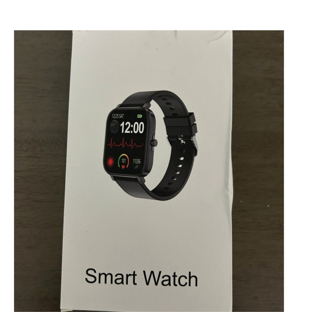 Smartwatch Fitness Tracker with Heart Rate, SpO2, Multi-Sport Modes Black
