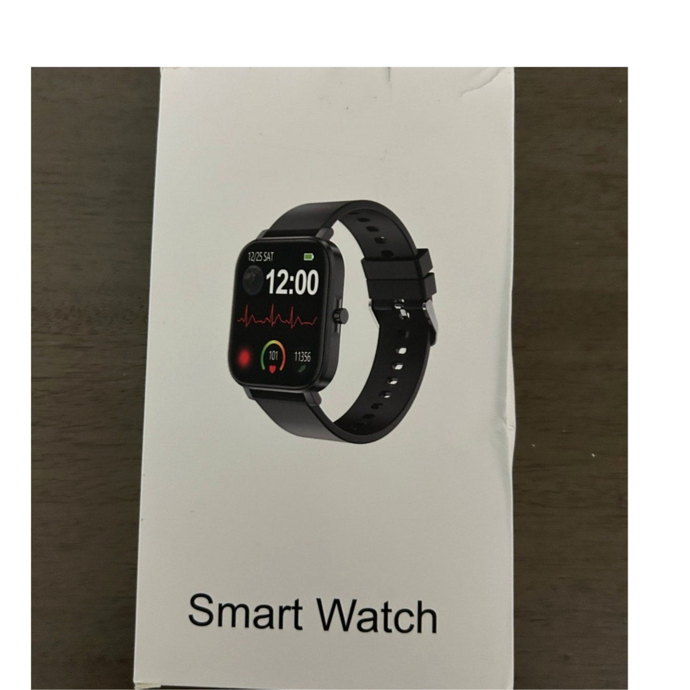 Smartwatch Fitness Tracker with Heart Rate, SpO2, Multi-Sport Modes Black