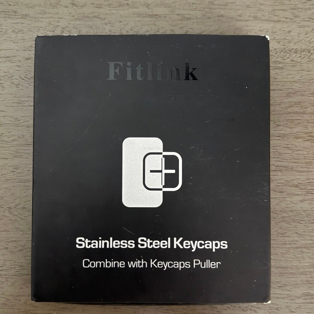 Stainless Steel Keycap Set | Brushed Silver 