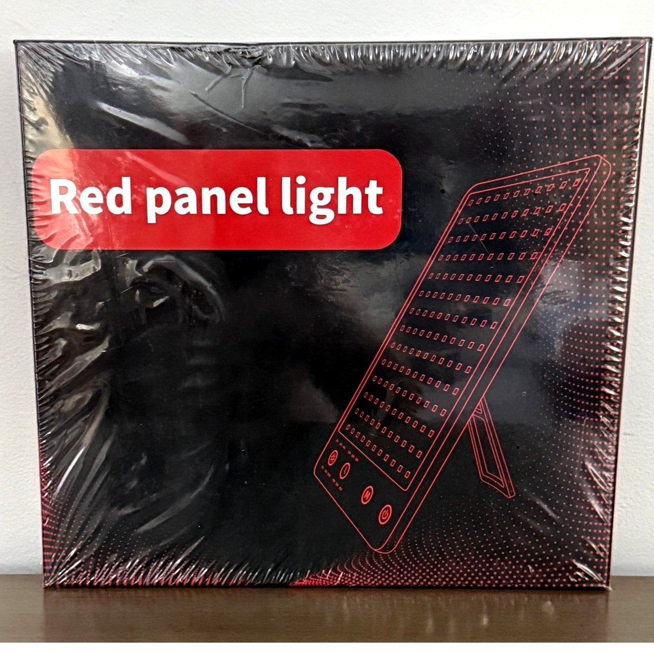 Red Light Therapy Panel 660nm 850nm w/Stand 3 Modes, 6 Brightness Timer Portable