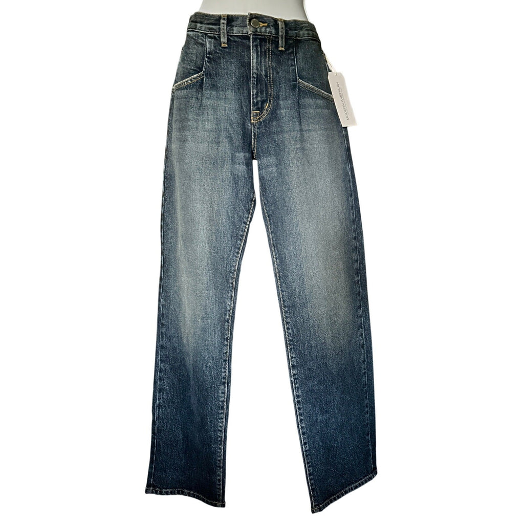 Modern America Rodeo Drive Women’s Dark Wash Straight Leg Jeans NWT Size 28
