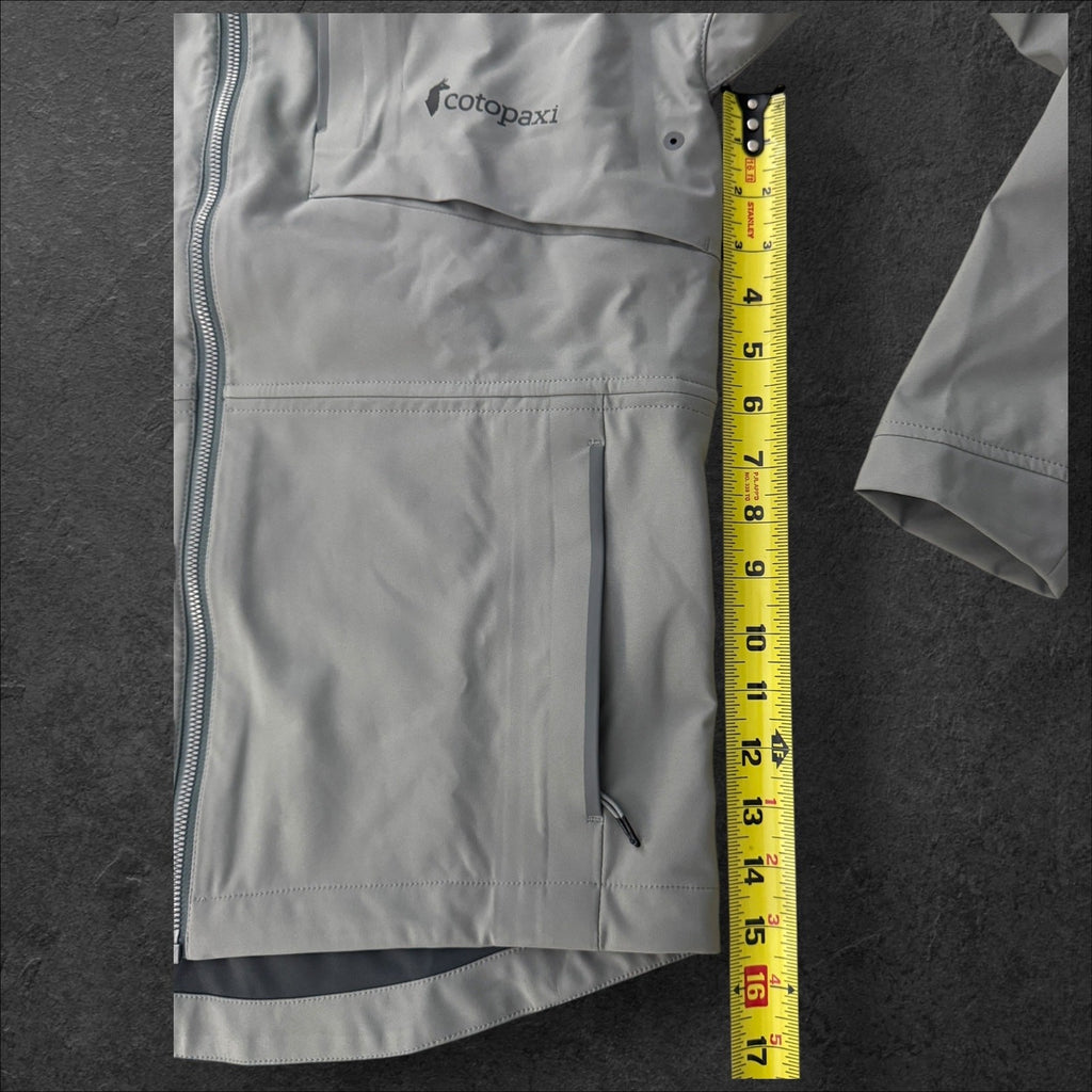 Cotopaxi Kinsa Soft-Shell Jacket Women’s Small Lightweight, Water-Resistant Gray