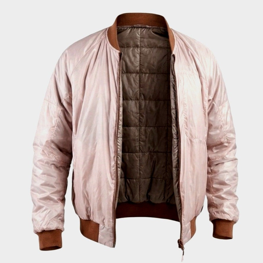 Cotopaxi Kusa Reversible Beige /Pink Bomber Jacket Womens M NWOT Llama Insulated