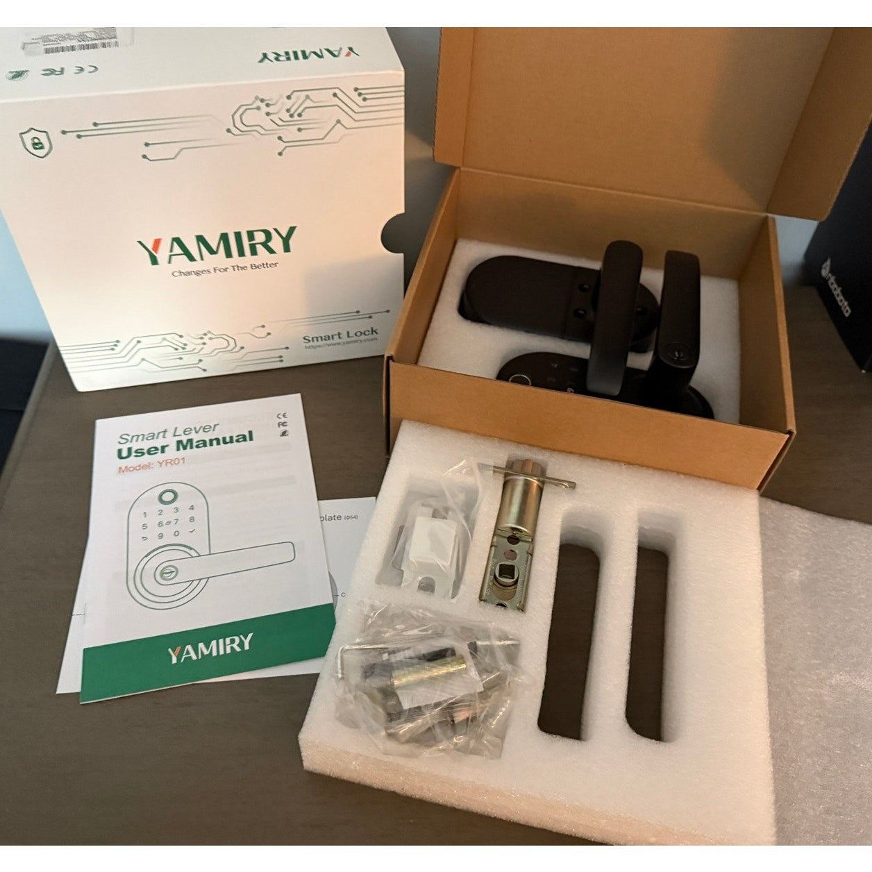 Yamiry Fingerprint Smart Door Lock, Keyless Entry Keypad, APP Control Deadbolt