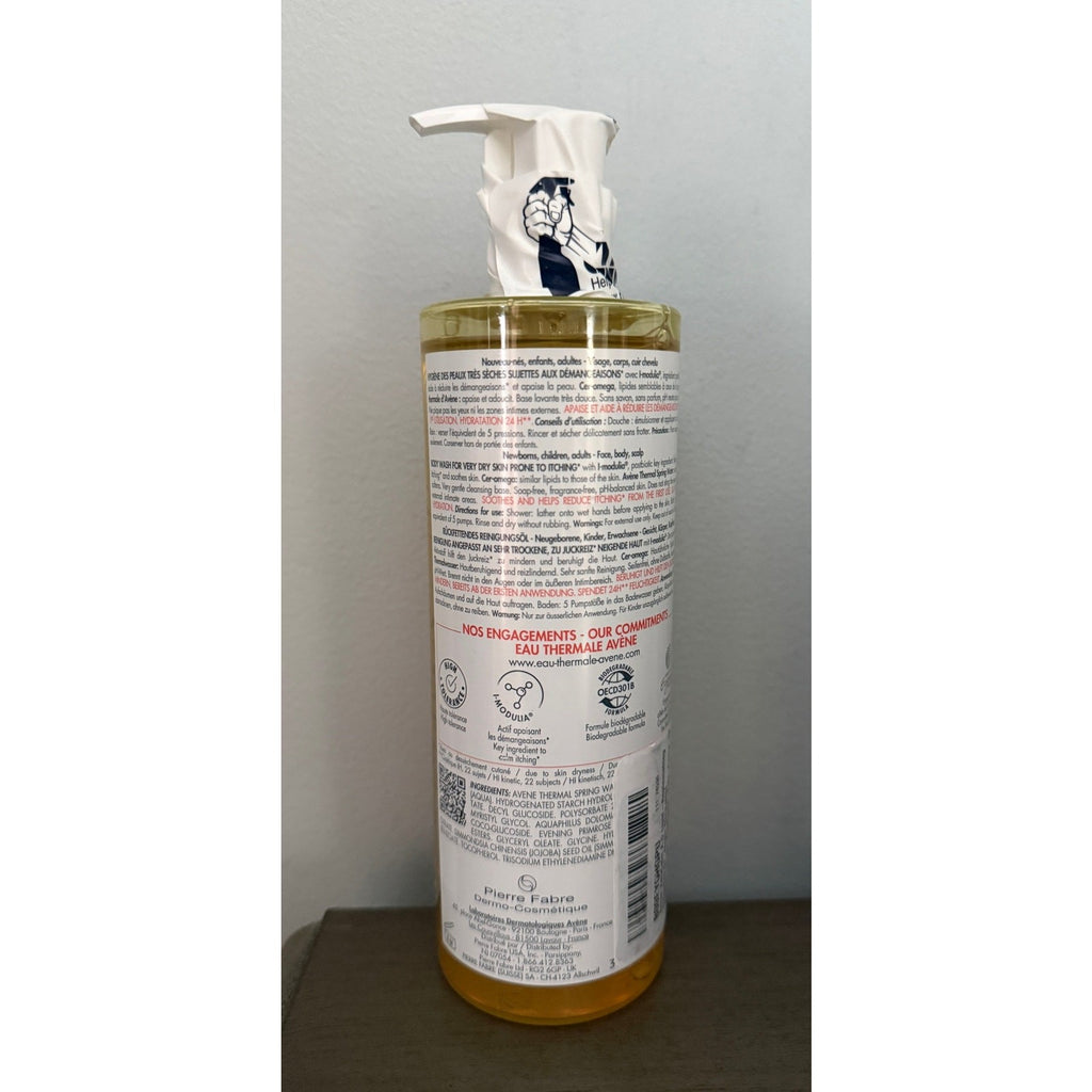 Avène XeraCalm A.D Lipid‑Replenishing Cleansing Oil Sensitive Skin 400ml Sealed 