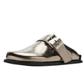 AllSaints Eris Mule Gun Metal Grey Lambskin Size 8 NIB Women’s Shoes Retail $349