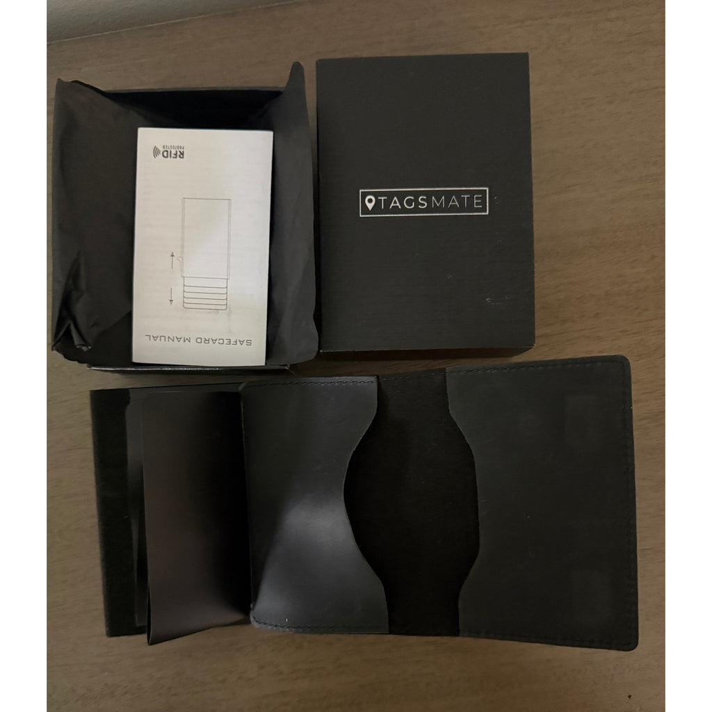 Minimalist Smart Wallet Apple AirTag Uses Find My, 12 Card Holder, RFID Blocking