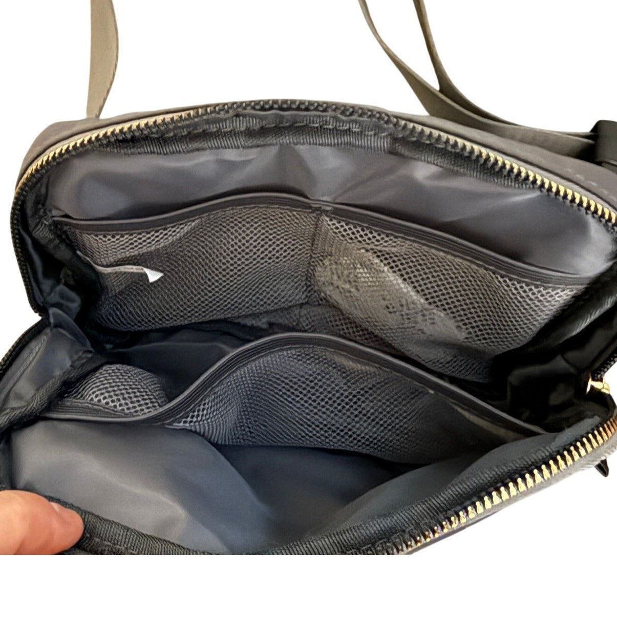 Kissleaf Gray Belt Bag – Mini Crossbody Waist Pouch with Adjustable Strap NEW