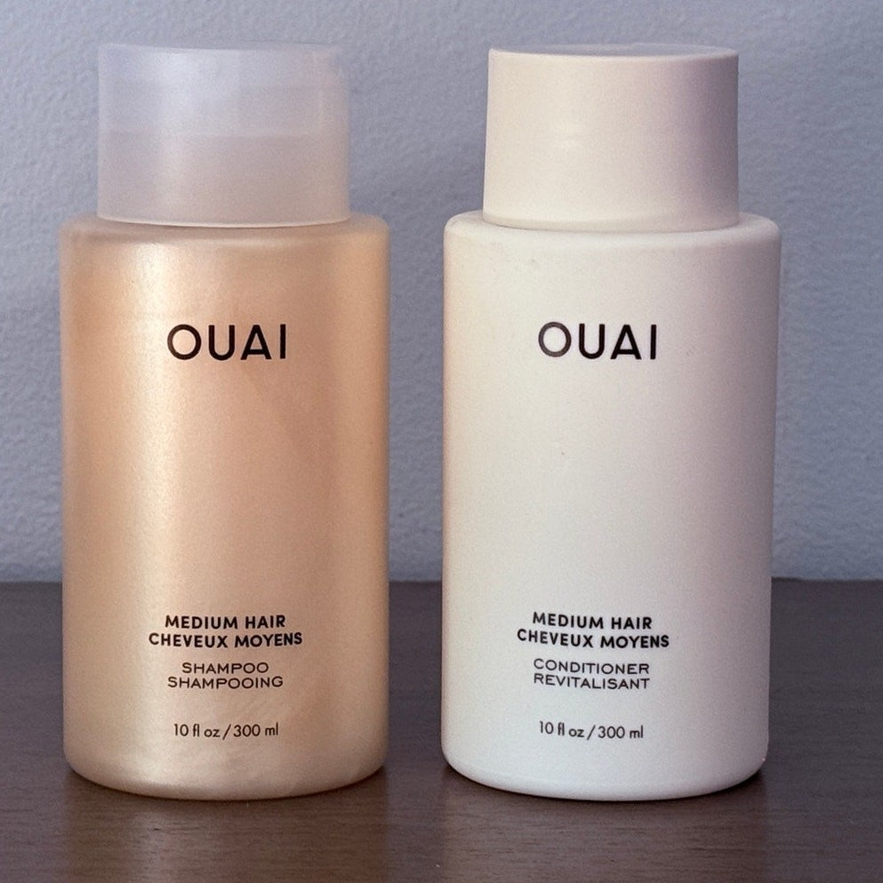 OUAI Medium Hair Shampoo & Conditioner Set Sealed New 
