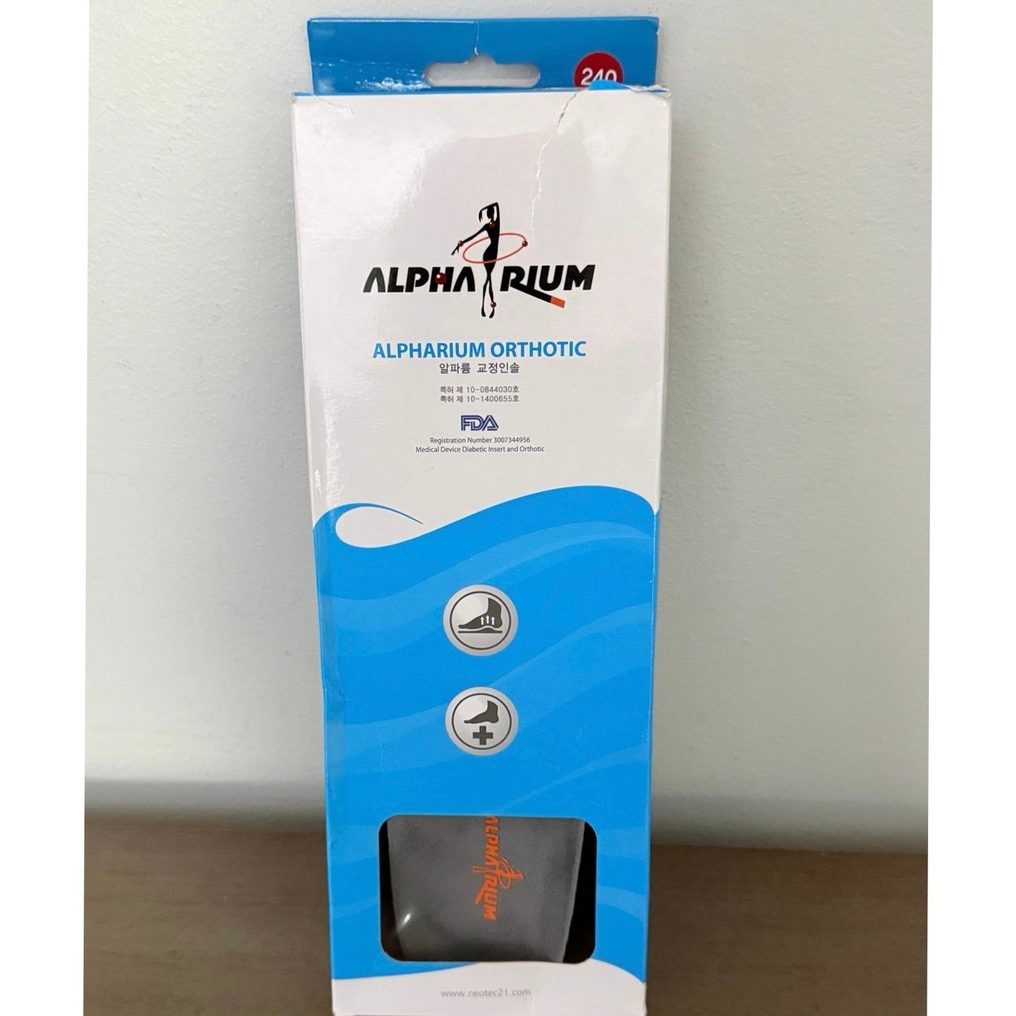 Premium Korean Insoles Shock Absorption Arch Support Infrared Women's Sz 7 / S