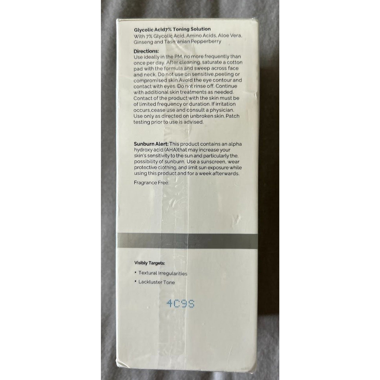 The Glycolic Acid 7% Toning Resurfacing Solution New 8oz Authentic
