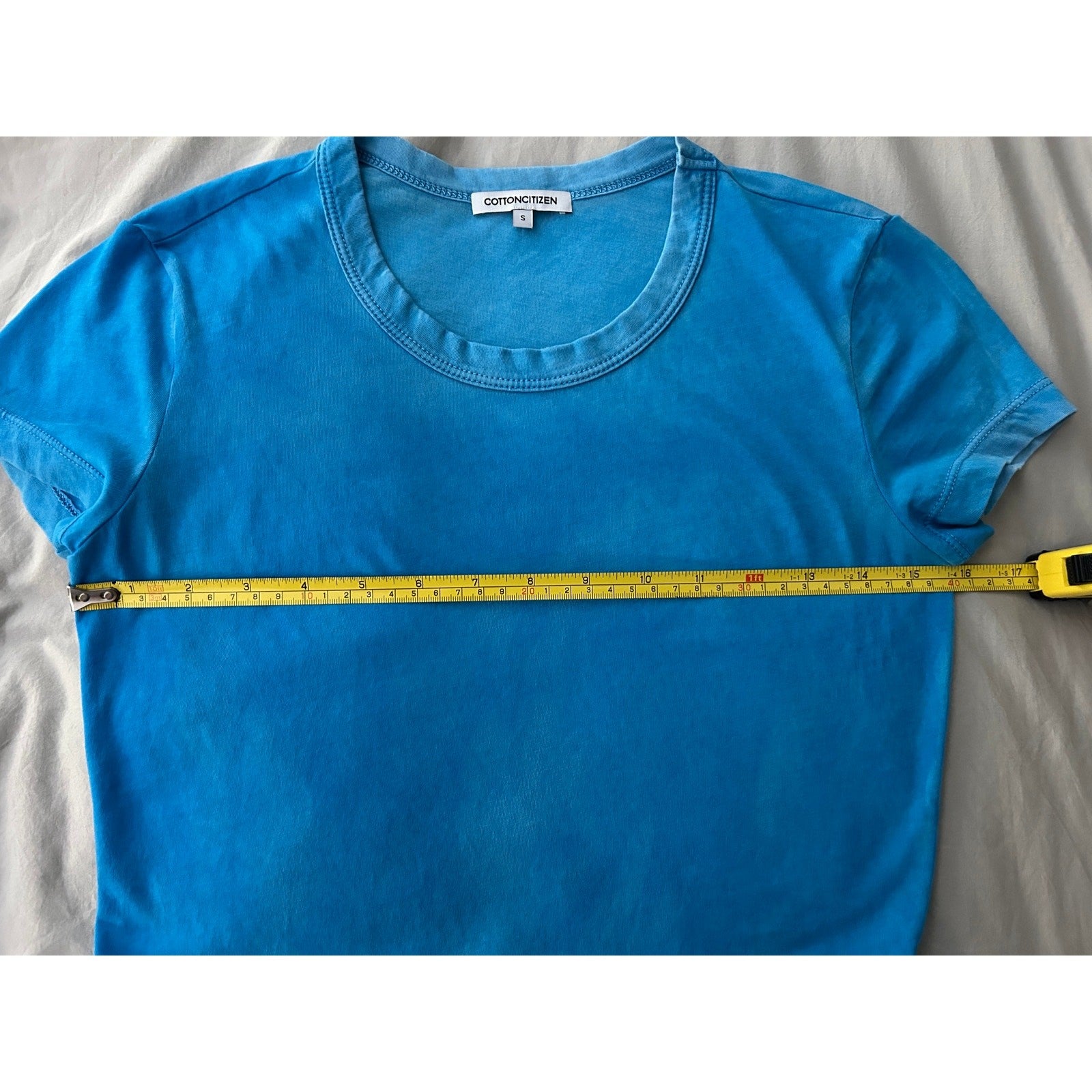 Cotton Citizen Standard Baby Tee Vintage Sky Blue, Women's Size Small