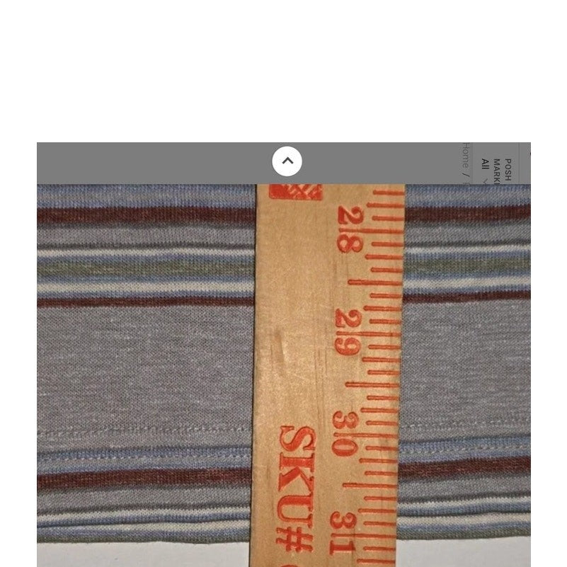 prAna Cardiff Pocket Tee Men’s XXL Alloy Stripe Hemp Organic Cotton Eco NWT