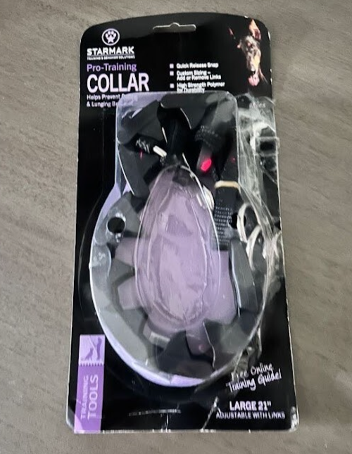 New Starmark Pro Training Dog Collar Size Large 21" Sealed On Card
