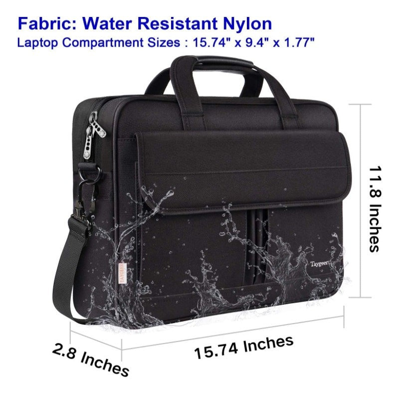 Taygeer Premium 15.7 x 11" Messenger Business Office Briefcase Laptop Bag BNWT