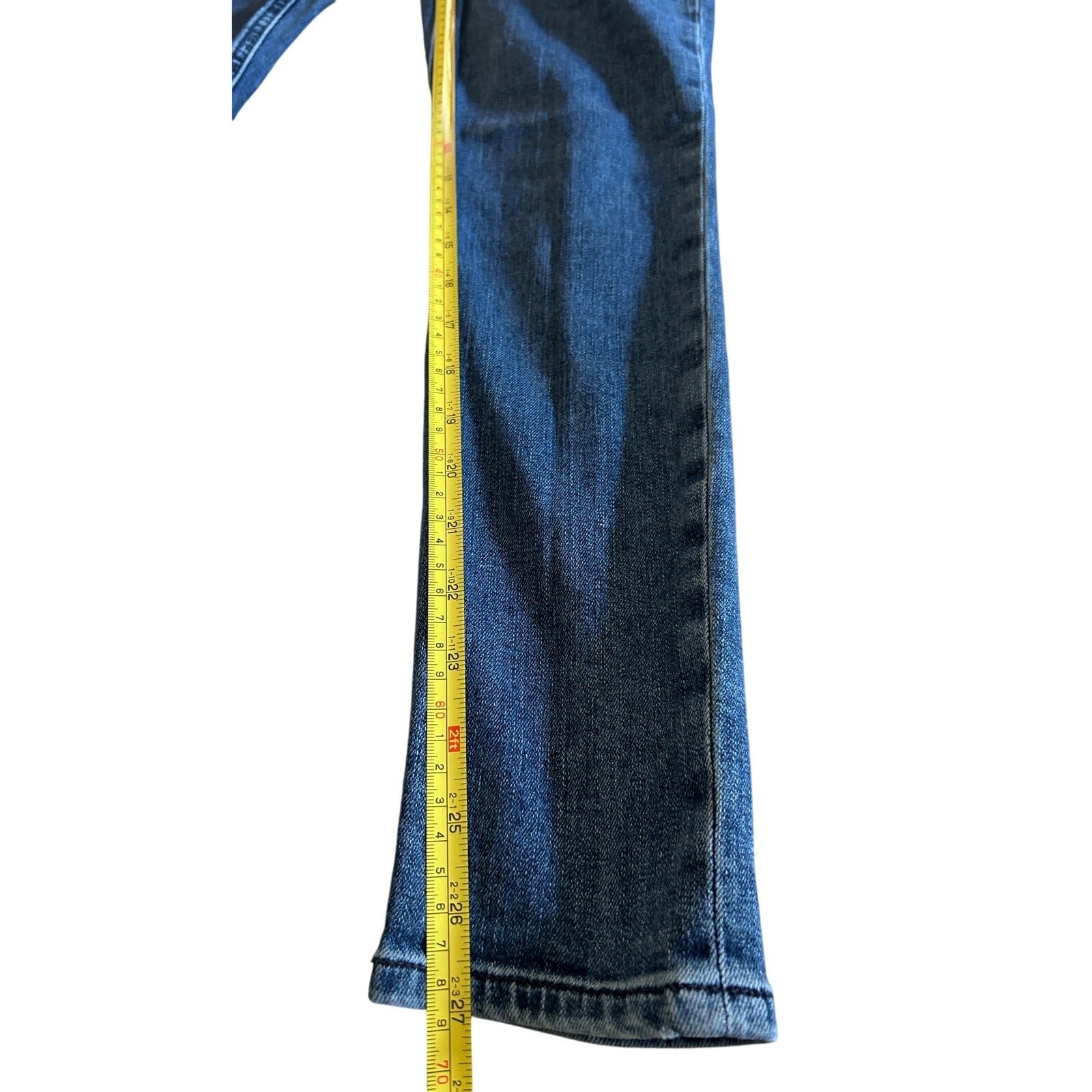 Rag & Bone Nina High-Rise Skinny Jeans in color Clean Vincent, Size 23 EUC