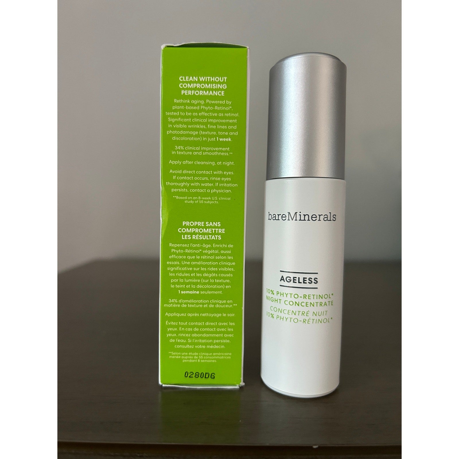 BareMinerals Ageless 10% Phyto-Retinol Night Serum 30ml – Vegan Anti-Aging