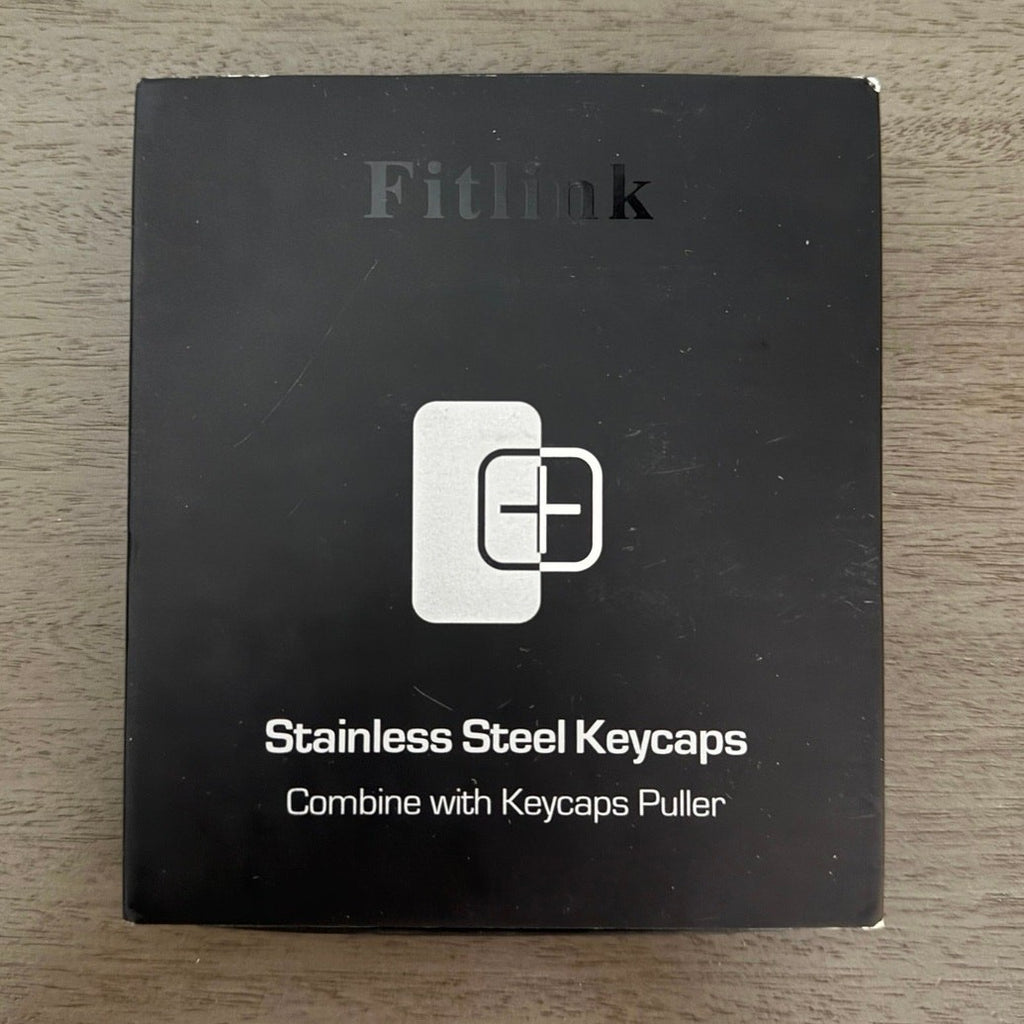 Stainless Steel Keycap Set | Brushed Silver 