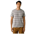 prAna Cardiff Pocket Tee Men’s XXL Alloy Stripe Hemp Organic Cotton Eco NWT