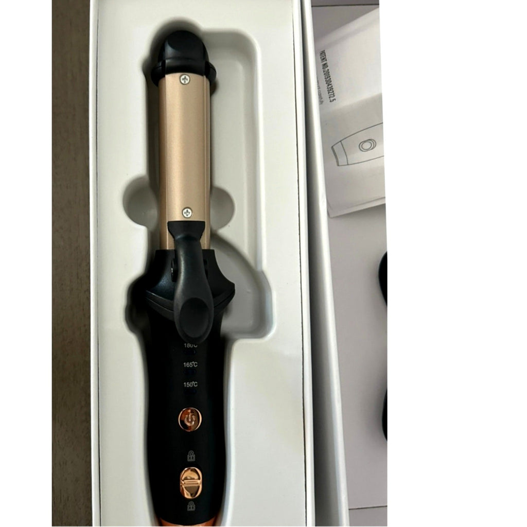 Cordless Ceramic Hair Straightener Curler Compact Portable Rechargeable Travel 
