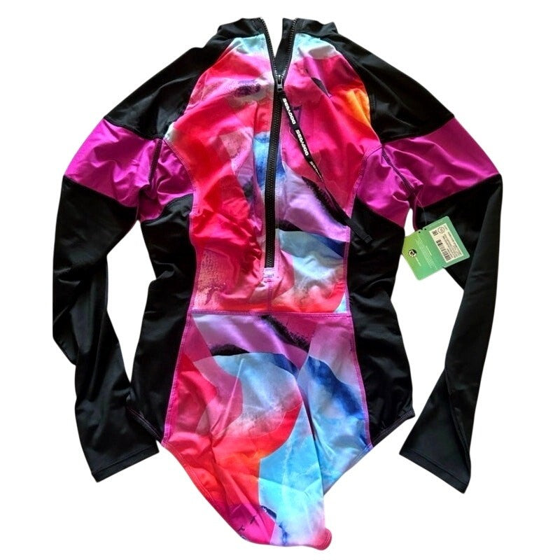 Women's Sea-Doo 1 Piece Long Sleeve Rashguard 50 UV Protection Violet Sz Lg NWT