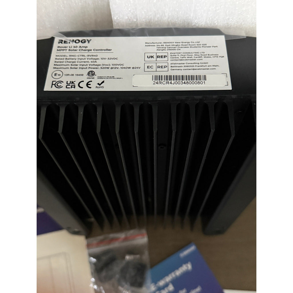 Renogy Rover 60A MPPT Solar Charge Controller Fast Charging, LCD 12V/24V/36V/48V