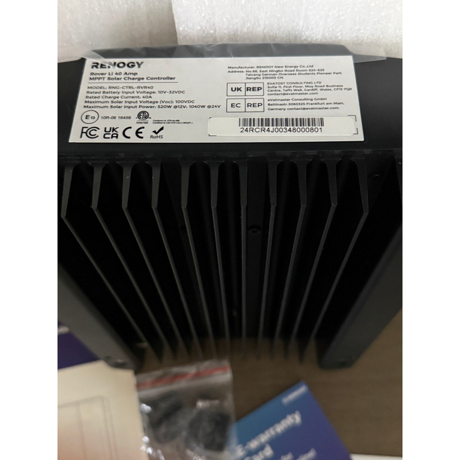 Renogy Rover 60A MPPT Solar Charge Controller Fast Charging, LCD 12V/24V/36V/48V