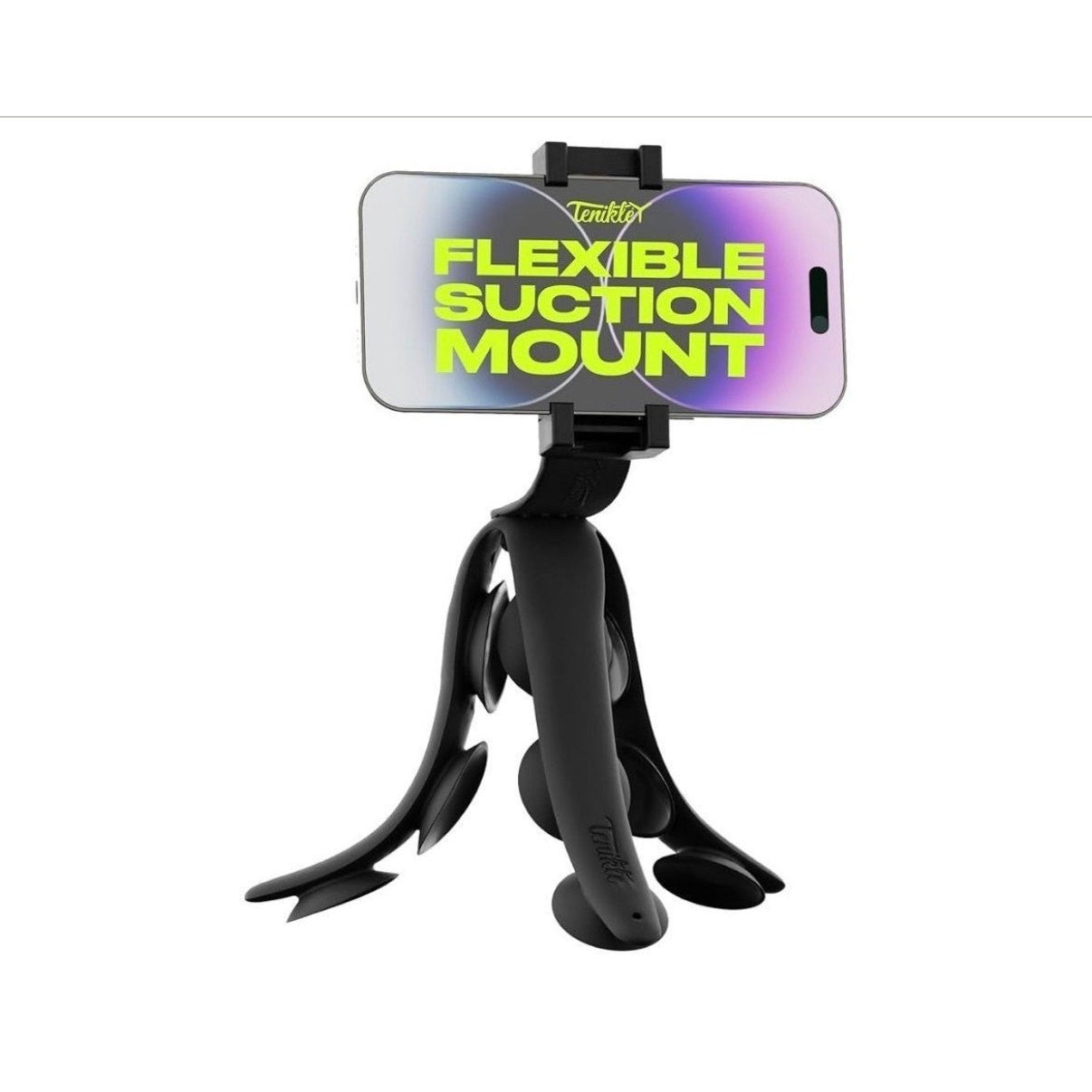 Tenikle® PRO Flexible Tripod – Suction Mount for Phone, GoPro, DJI, Insta360 NIB