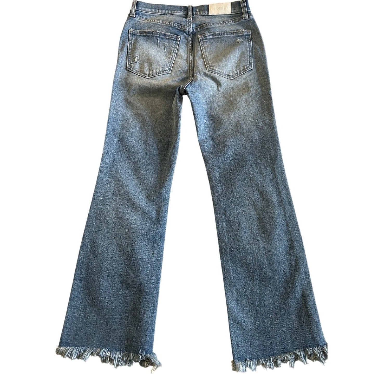 New Revolve Pistola Lennon High Rise Crop Bootcut Jeans Empire Sz 26 Retail $148