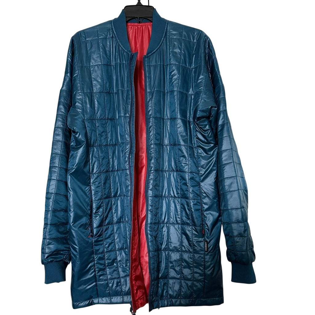 Cotopaxi Kusa Reversible Jacket Blue Red Llama Fill NWOT Men Small Womens Medium