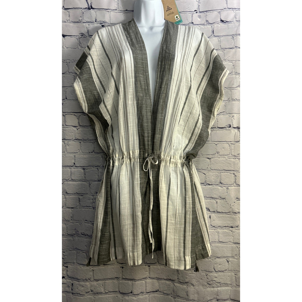 prAna Marina Bay Tunic – Small / Charcoal – Organic Cotton Performance Woven NWT